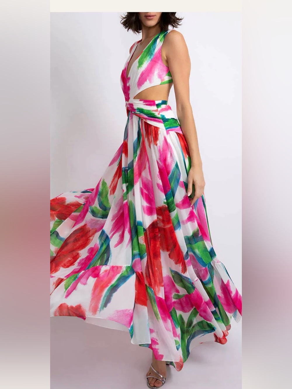 PatBO Allegro Cut Out Maxi Dress